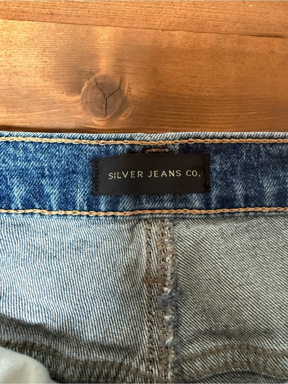 Silver Jeans Co. Distressed Medium Wash Cutoff Denim Shorts
